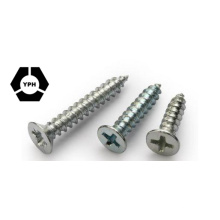 Countersunk Flat Head Tapping Screws with Cross Recessed/Self Tapping Screw/DIN7982